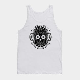 Calaca Surfing Skull Tank Top